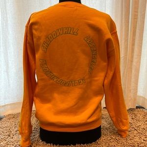 Yellow unisex sweat shirt